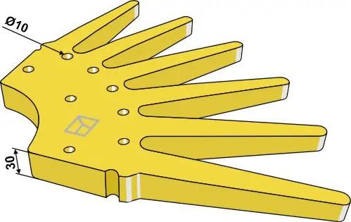 Fingerugger Ø700mm Ø700mm, ukjent merke 