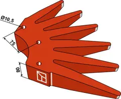 Finger weeder Ø700mm Ø700mm, ukjent merke