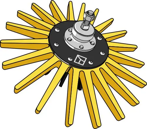 Fingerluker til ukjent merke Ø535mm, spesifikasjoner ukjent 