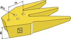 Finger weeder Ø950mm Ø950mm, ukjent merke