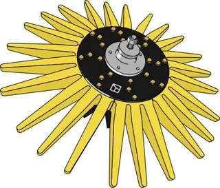 Fingerharv Ø950mm Ø950mm, passer til ukjent merke