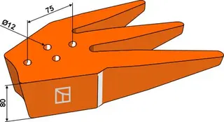 Fingerharv Ø950mm Ø950mm - Passer til ukjent merke