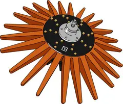 Fingerharv Ø950mm Ø950mm, ukjent merke