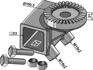 Klipsfeste med vaskelås Passer til ukjent merke