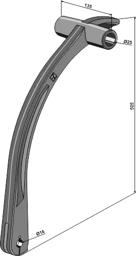 Monteringsarm til roterende harv Passer til ukjent merke/modell 