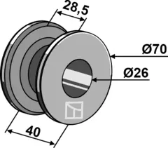 Overgangsstykke Passer til ukjent merke