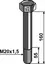 Bolt M20x1,5x160 til Berti M20x1,5, lengde 160mm