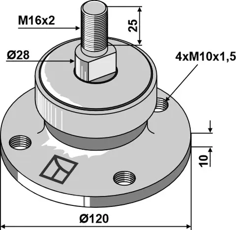 Lager M16x2