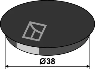 Kappestykke til John Deere Ø 38 mm, passer til såmaskin