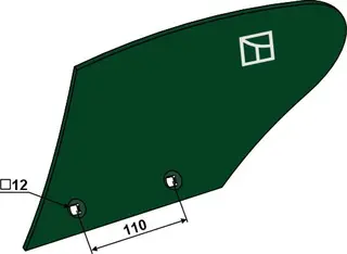 Plogskjær venstre Hull: 12, Tykkelse: 5 mm