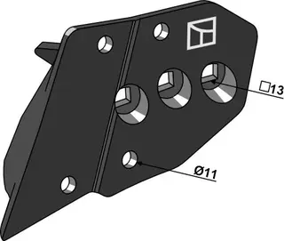 Sadel høyre til plog