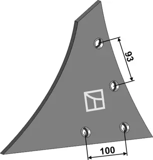 Shin - venstre til Kuhn Hullavstand 93-100, tykkelse 8