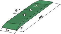 Reversibelt plogskjær til Regent Bredde 70 mm, Tykkelse 13 mm