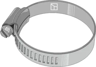 Pipe clamp 9mm - A2 9mm clamp for gjødselteknologi