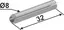 Klemmepinne - Ø8x32 Ø8x32, universal passform