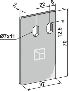 Avskraper til Kuhn Lengde 70, PNEUMASEM - MAXIMA