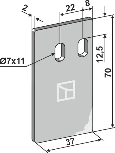 Avskraper til Kuhn Lengde 70, PNEUMASEM - MAXIMA 