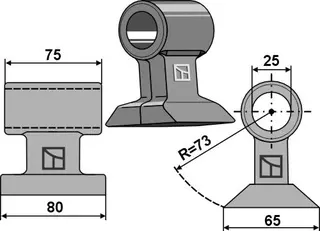 Slaghammere til Ferri 75x80 mm - Ferri