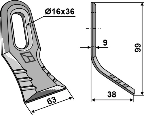 Y-kniv
