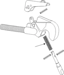 Fjær for toppkroker Cat. IV Kategori IV, ukjent merke