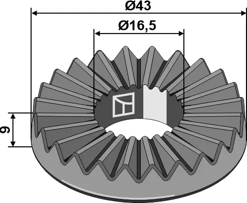 Washlocker 24 notches, type A låseskiver 
