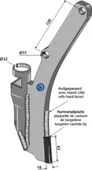 Seed share til Bourgault Passer til Bourgault såmaskin