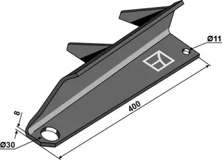 Disperser wing til Bergmann Boring Ø11-Ø30, lengde 400 mm