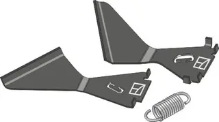 Avskraper til Väderstad For såmaskin, erstatter 265824