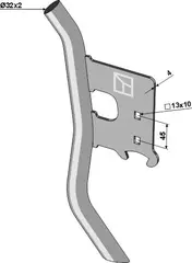 Sådel venstre til Väderstad Lengde: 440 mm, Hull: 13x10