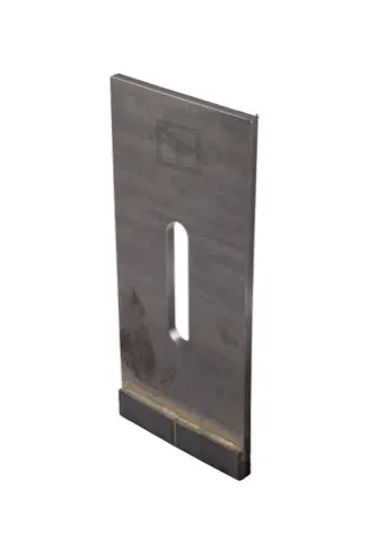 Skraper i hardmetall til Rabe Lengde 170mm, bredde 80mm 