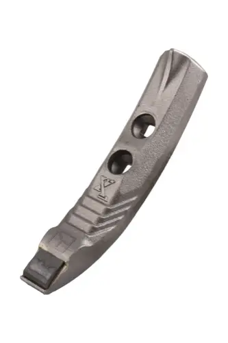 Gåsefot-skjær - Hardmetall Lengde 265mm, hull 12,5mm 