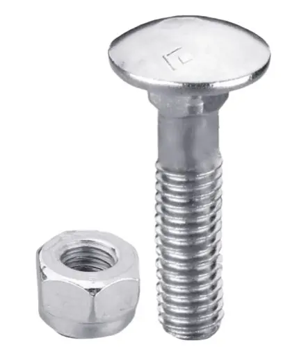 Bolt M10x1,5x50 m. Mutter - galvanisert - JDD Utstyr