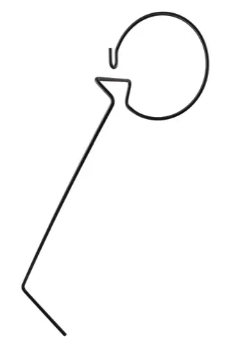 Etterharv tind Ø6mm - venstre - JDD Utstyr