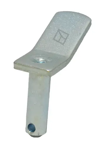 Låsetapp med buet håndtak Hulldiameter 6,5, lengde 53 