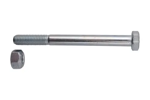 Bolt M12x1,75x130 - 8.8 m. Låsemutter - JDD Utstyr