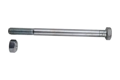 Bolt M12x1,75x160 - 8.8 m. Låsemutter - JDD Utstyr