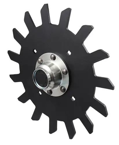 Ruskfjerner til Bourgault Ø290, tykkelse 5mm 