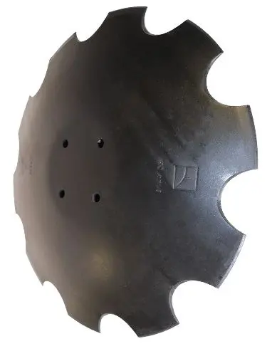 Tallerken tagget Ø510x4 m. fladt center - JDD Utstyr