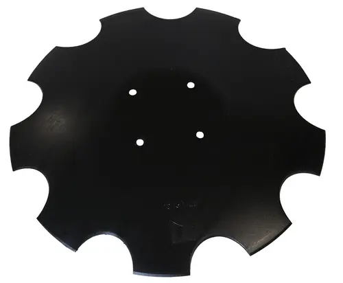 Tallerken tagget Ø460x4 m. fladt center - JDD Utstyr