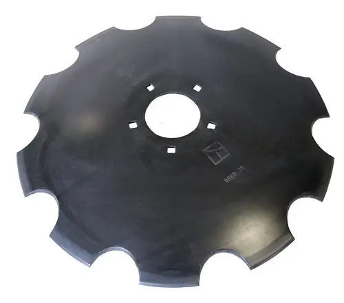 Tallerken tagget Ø564x6 m. fladt center - JDD Utstyr