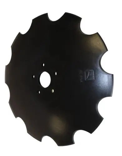 Tallerken tagget Ø610x8 m. fladt center - JDD Utstyr