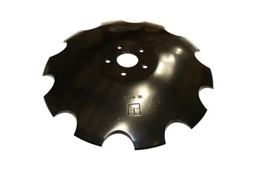 Tallerken tagget Ø510x6 m. fladt center - JDD Utstyr