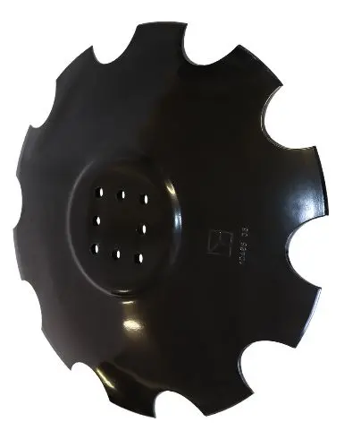 Tallerken tagget Ø610x5 m. fladt center - JDD Utstyr