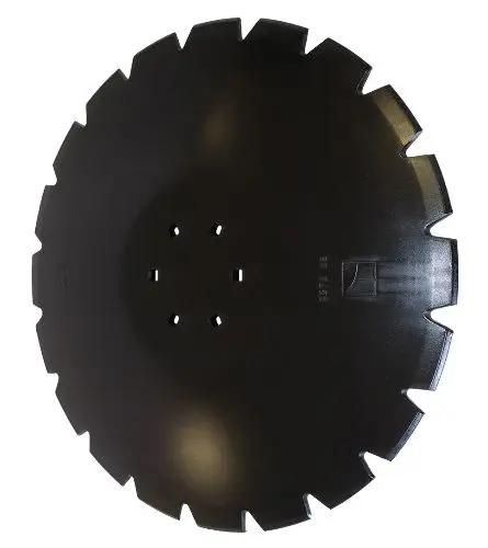 Tallerken tagget Ø510x6 m. fladt center - JDD Utstyr