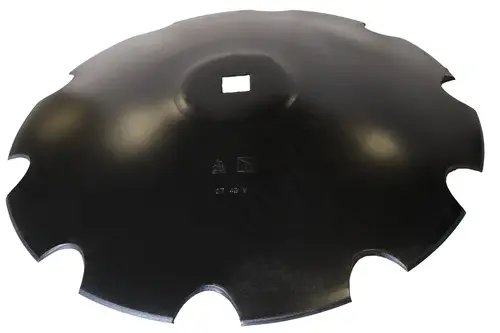 Tallerken tagget Ø710x6 m. fladt center - JDD Utstyr