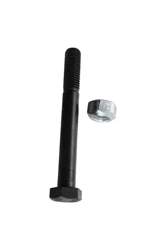 Bolt M12x1,75x100 - 8.8 m. Låsemutter - JDD Utstyr