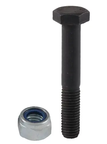 Bolt M12x1,75x45 - 10.9 m. Låsemutter - JDD Utstyr