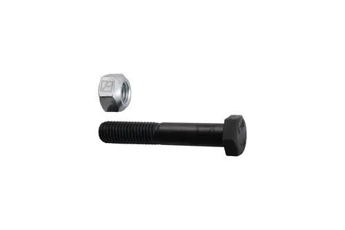 Bolt M12x1,75x70 - 10.9 m. Låsemutter - JDD Utstyr