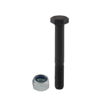Bolt M12x1,75x90 - 10.9 m. Låsemutter - JDD Utstyr
