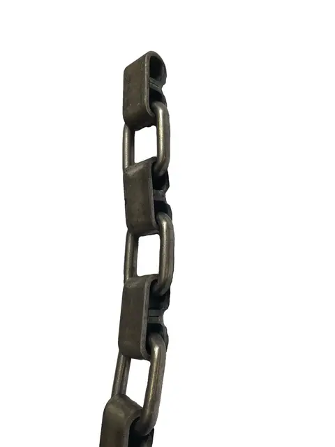 Plate link chain 80/9 Breaking load 3500 KG 